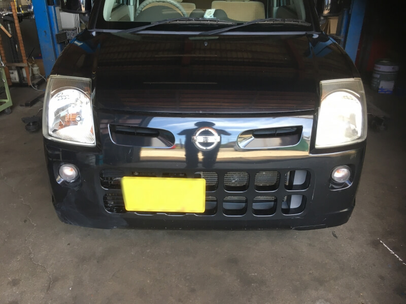 車の説明書シリーズ】日産ピノH21年式 HC24Sのポジション球交換