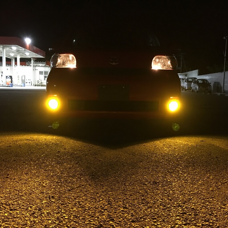 フィルムタイプのフォグランプ