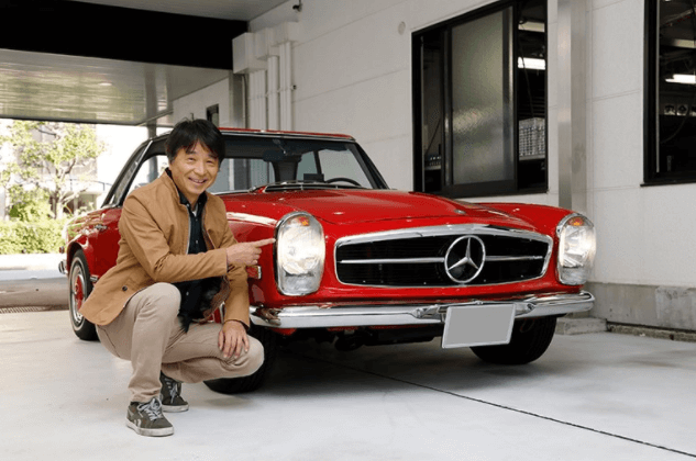 旧車ヘッドライト ベンツ