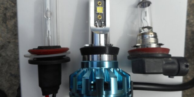 55w hidとLEDバルブ比較