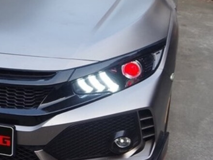 シビックヘッドライト_デビルアイ