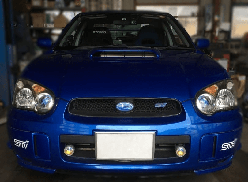 フロントガラスコーティング_インプレッサに施工