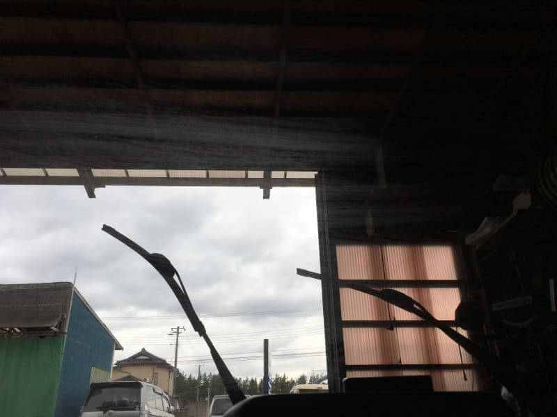 フロントガラスコーティング_インプレッサに施工