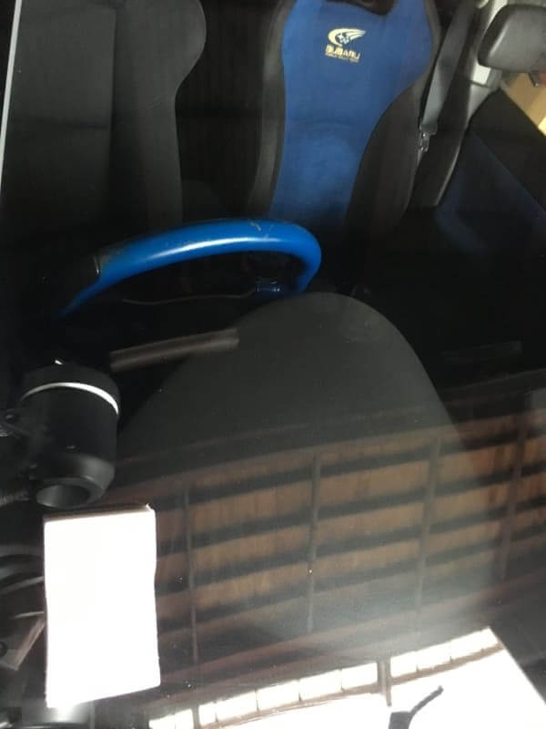 フロントガラスコーティング_インプレッサに施工