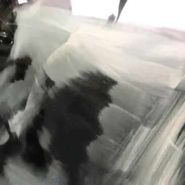 フロントガラスコーティング_インプレッサに施工