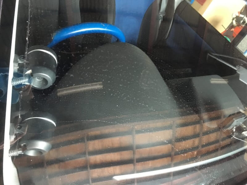 フロントガラスコーティング_インプレッサに施工