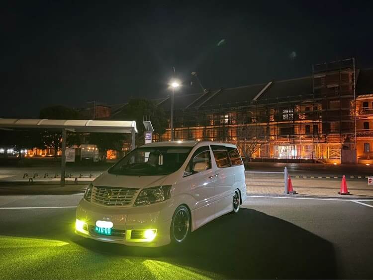 アルファードフォグランプのカスタム_10系レモンイエロー