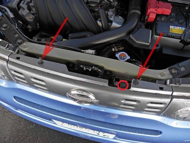 バンパー外し手順1