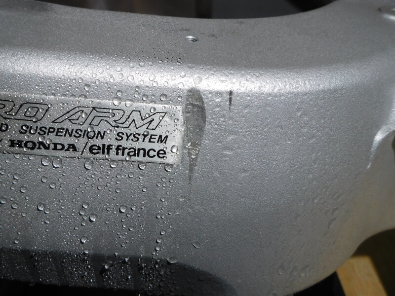 シラザン50施工後撥水状況