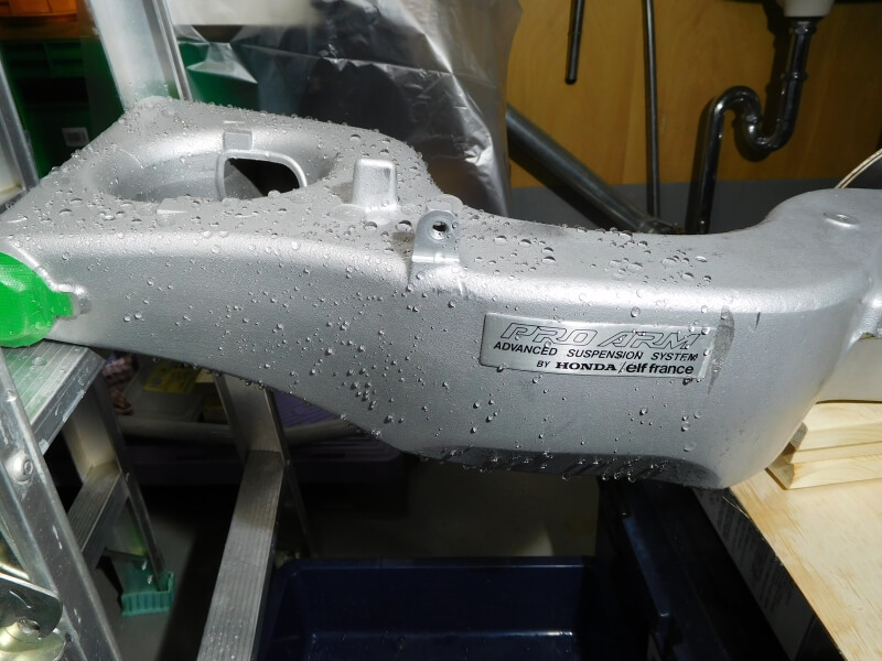 シラザン50施工後撥水状況